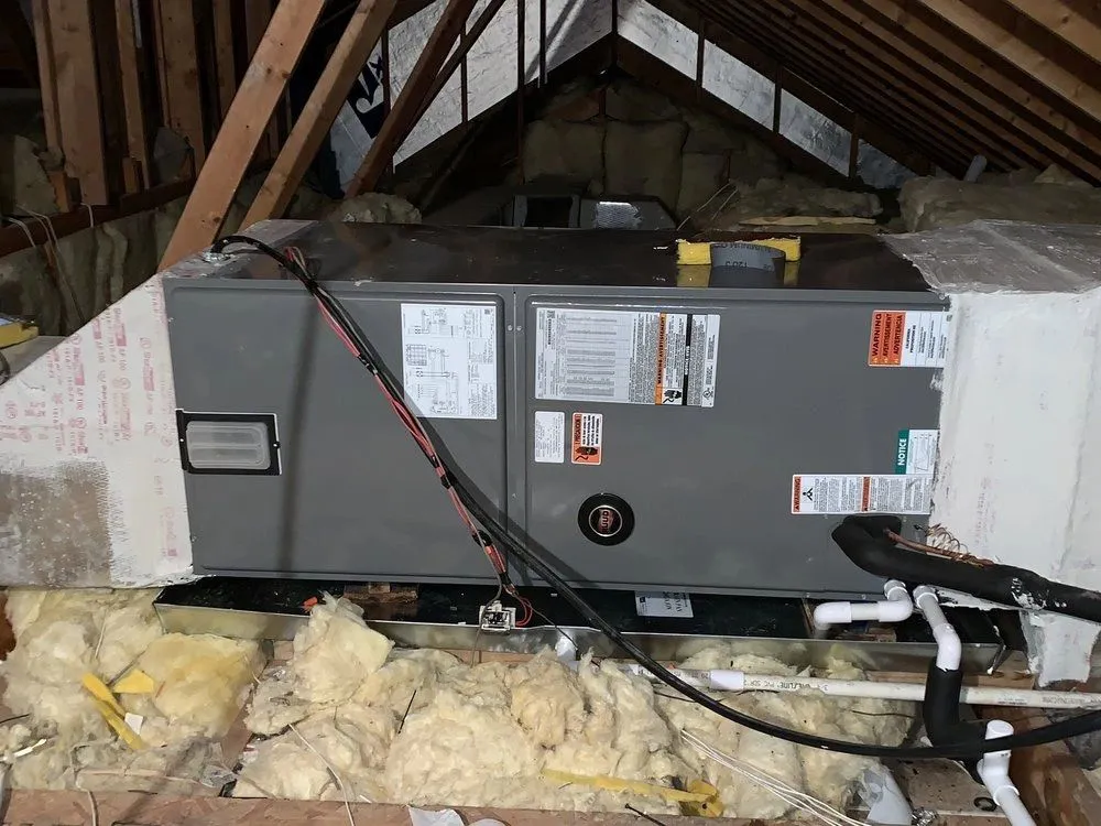 HVAC ductwork where Cool Aid installs indoor air quality systems