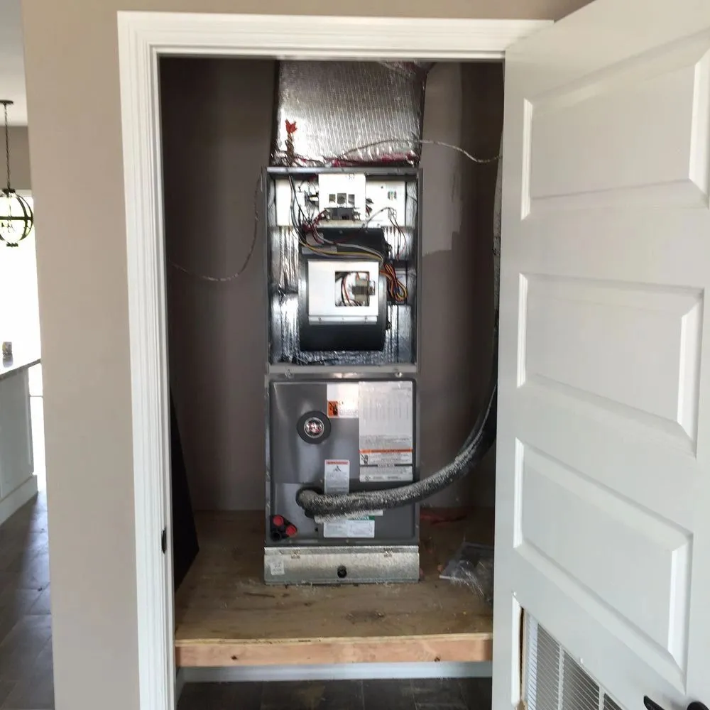 New residential AC unit installed by Cool Aid Air Conditioning in Edinburg, TX